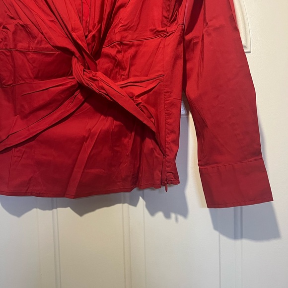 Alfani Vibrant Red Blouse - Picture 6 of 7